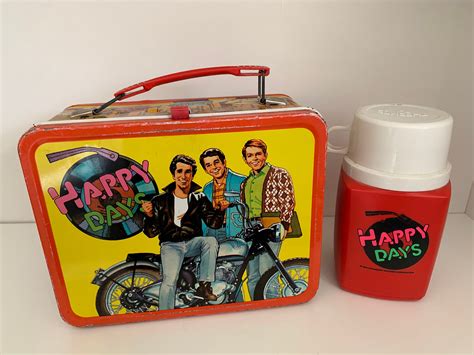 1980s metal happydays lunch box for sale|Vintage Lunch Boxes – Lunchbox.com.